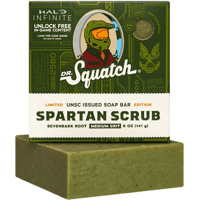 Dr. Squatch Limited Edition All Natural Bar Soap for Men with Medium Grit,  Mars Bar