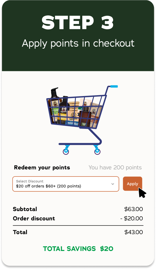 How to Redeem Step 3